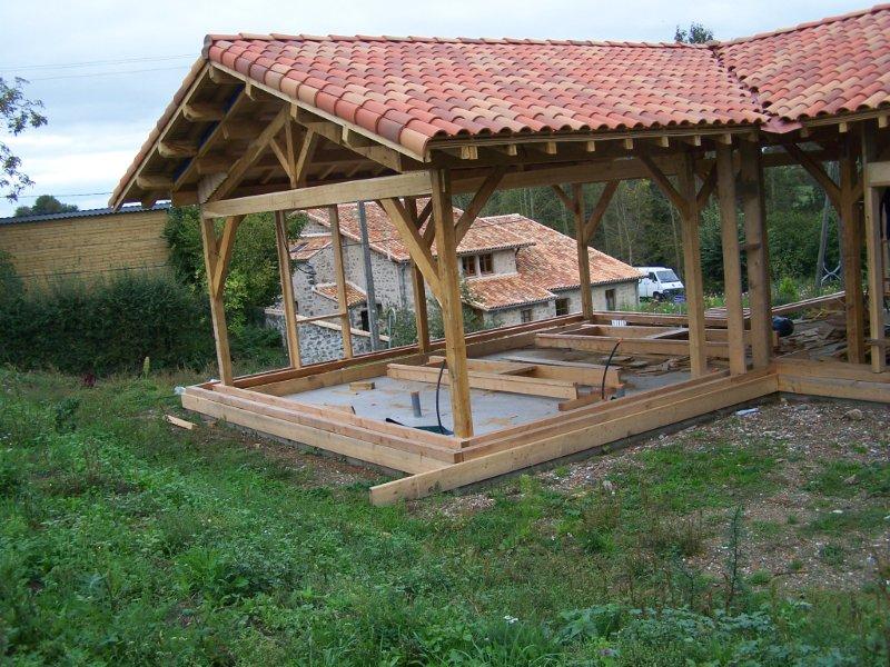 Charpente en chêne à La Trebesse (79)